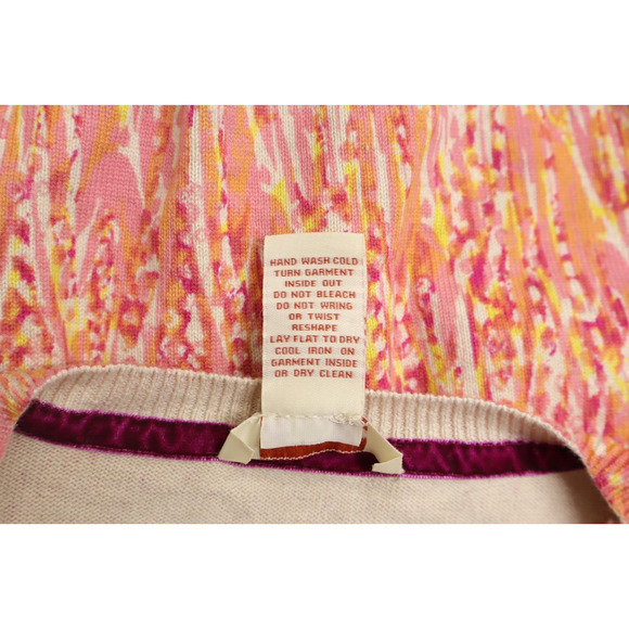 Sundance Women's Orange Button Front Sweater Cotton Sz S - Picture 7 of 8